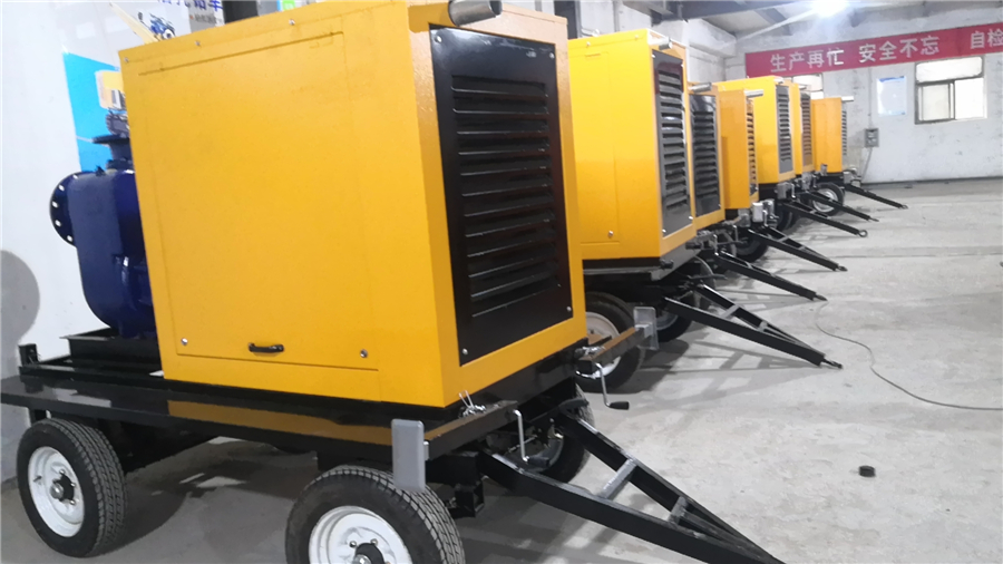 柴油移動防汛泵車 (13)